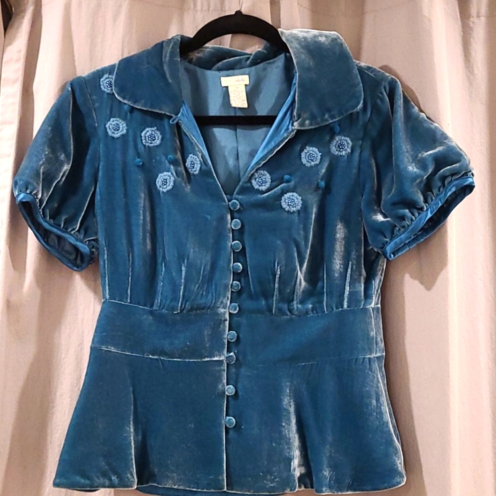 odille button up blouse